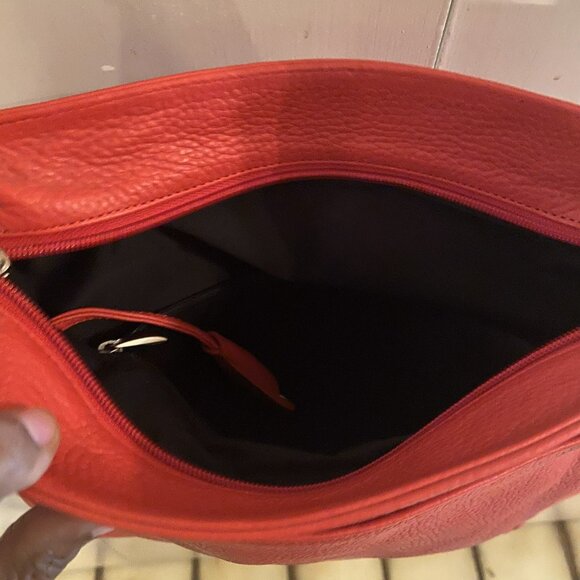 Original CREE - Full Grain Leather Cross Body Tote. Statement Bag - Picture 4 of 6